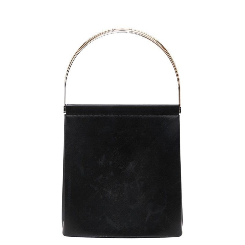 Cartier Trinity Shoulder Bag Leather Handbag Black
